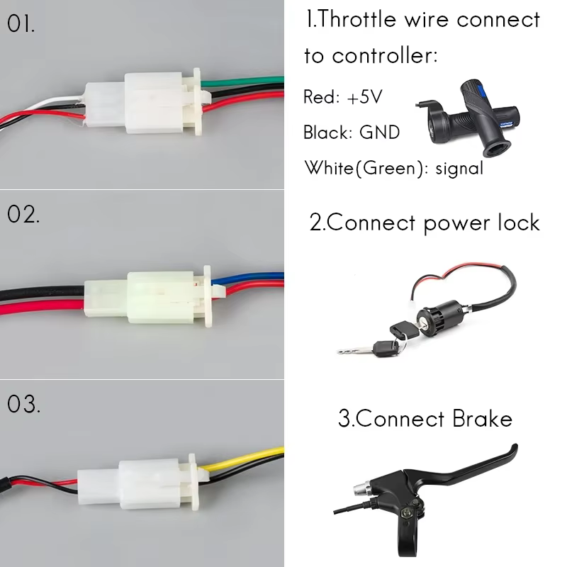 Contrôleur de vélo électrique brossé