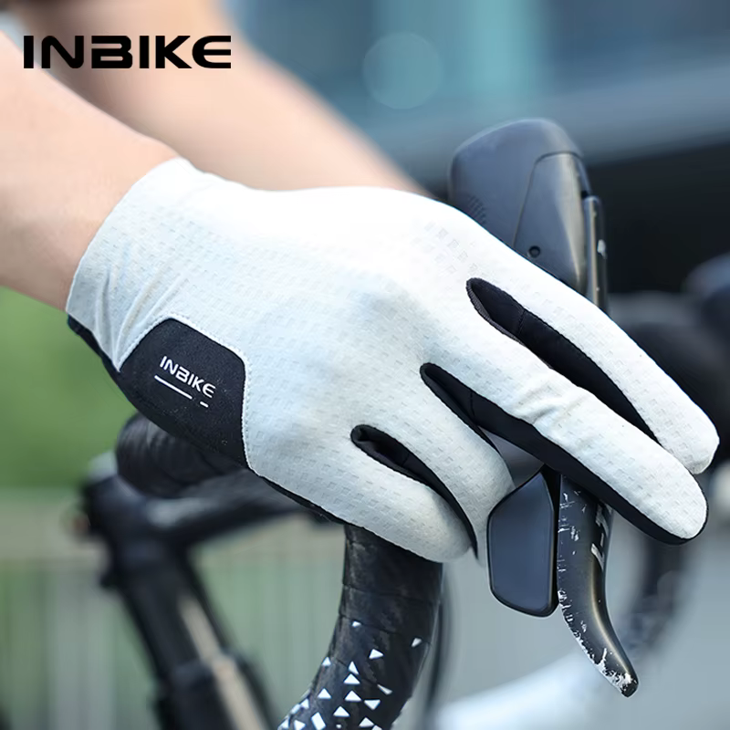 INBIKE vtt gants de cyclisme hommes doigt complet Gel rembourré écran tactile respirant antichoc
