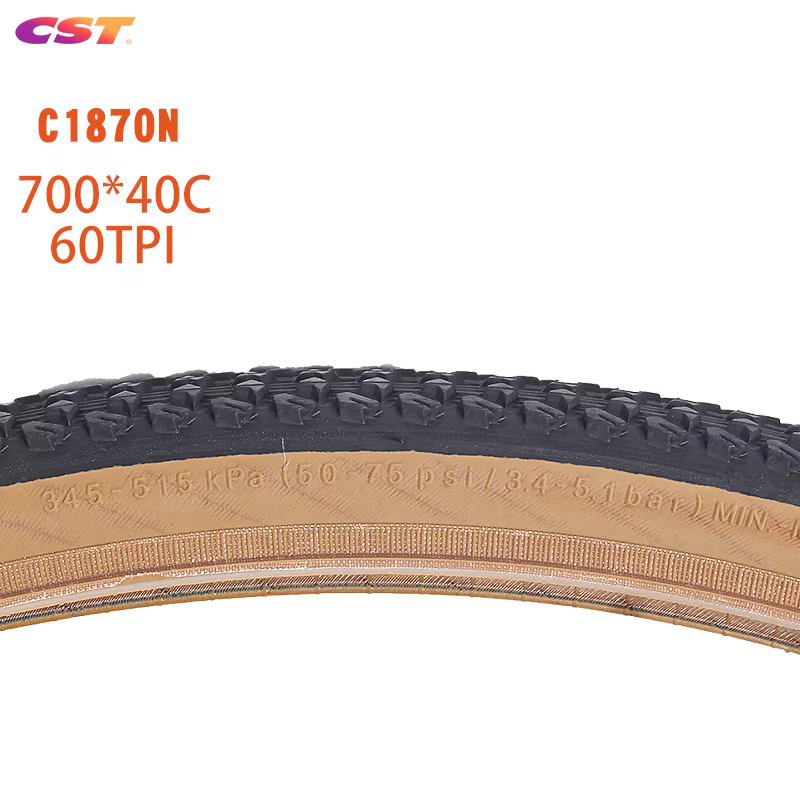 CST Pneu de vélo de route 700C 700 * 40C 40-622 60TPI résistant à l'usure