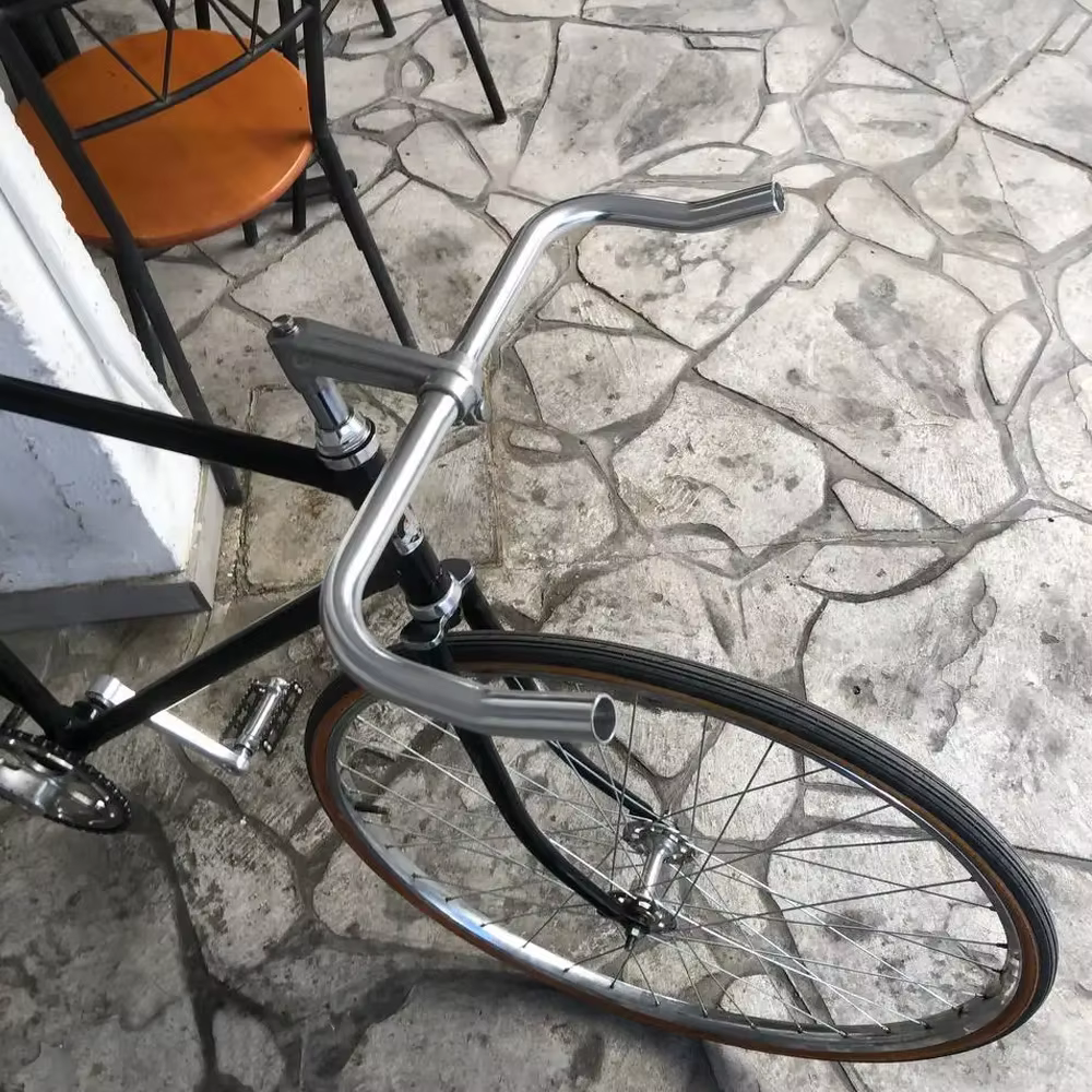 Barre de courbure de guidon de vélo Bullhorn 22.2*25.4*420mm