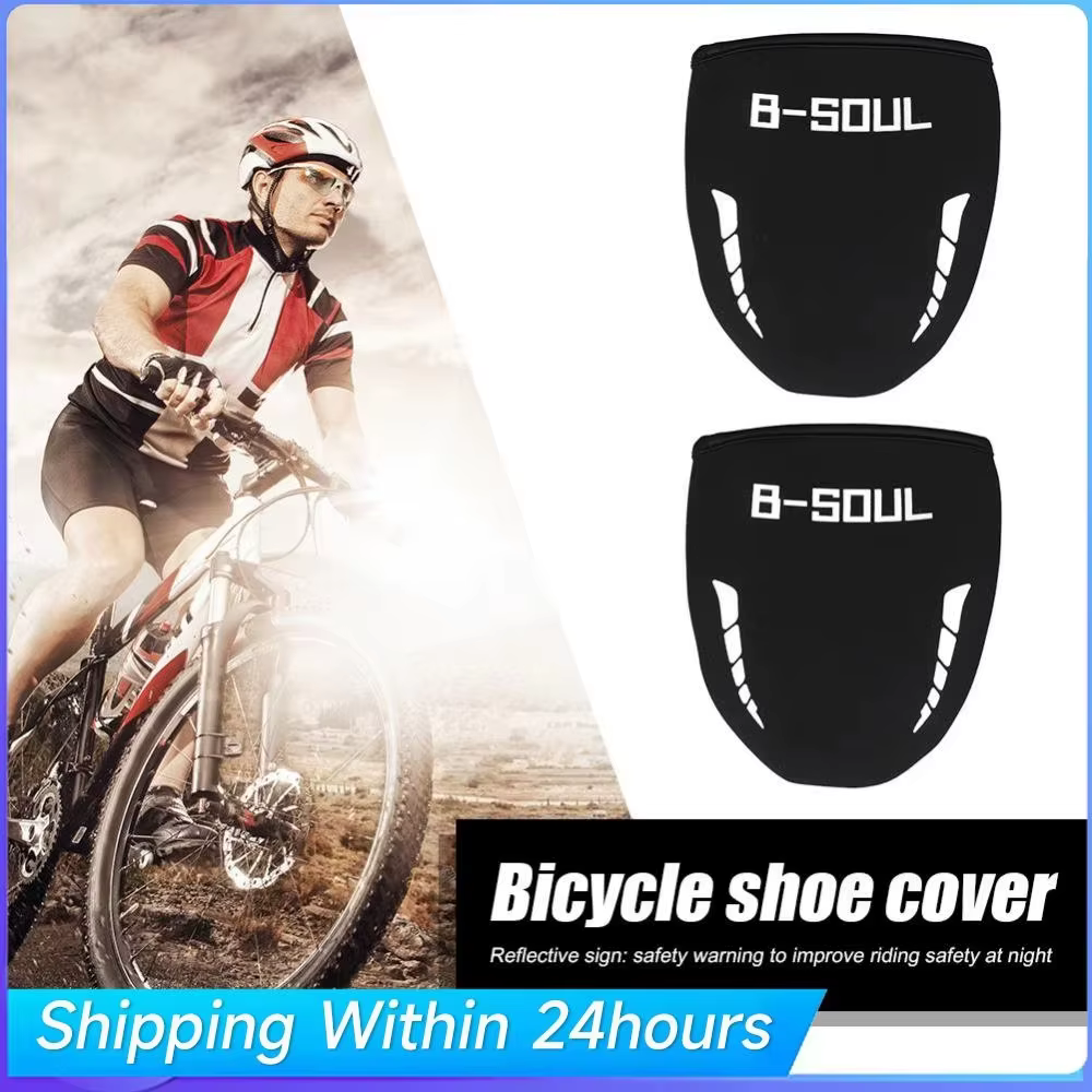 2 couvre-chaussures B-Soul coupe-vent pour le cyclisme