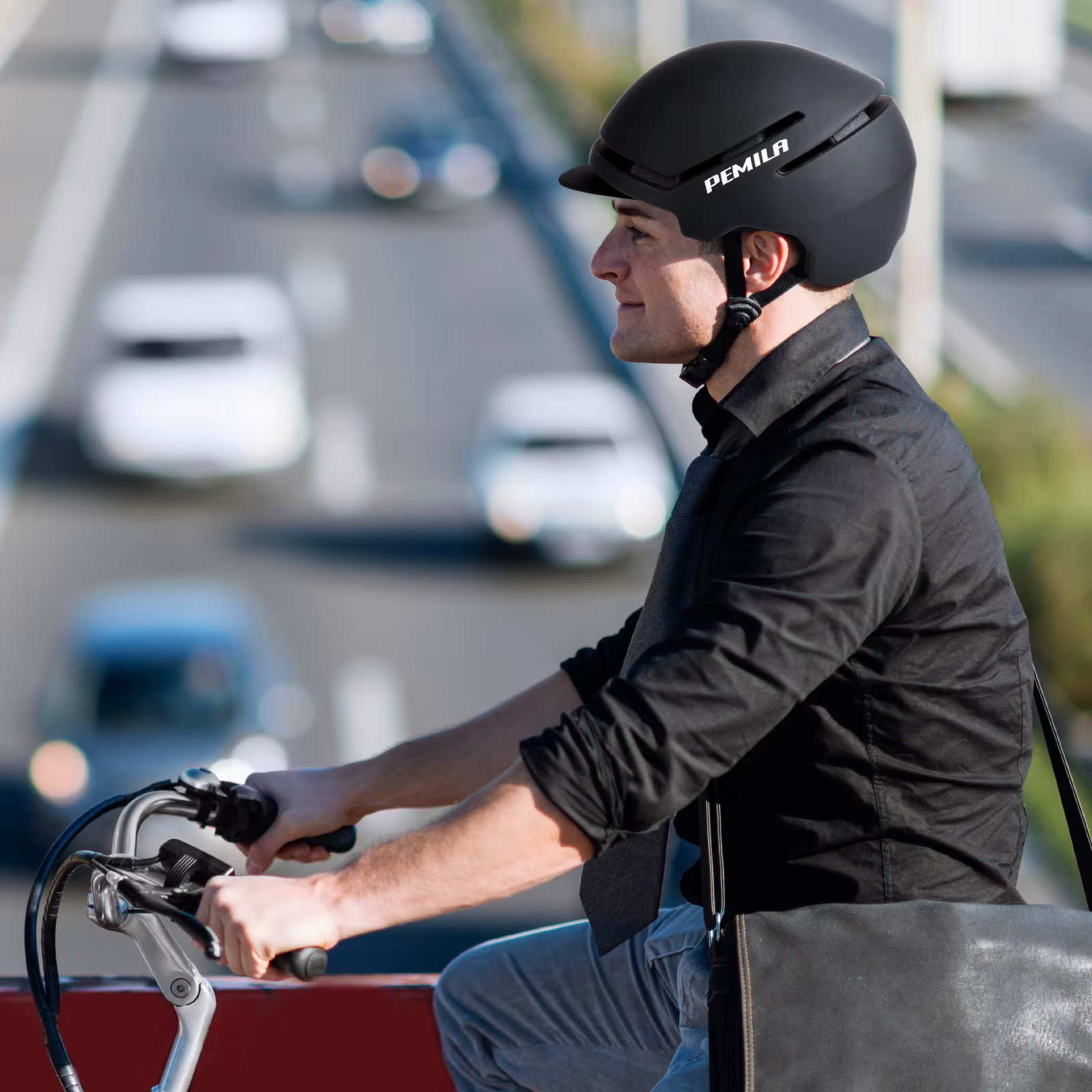 Casque de vélo urbain CommPiedmont avec grill