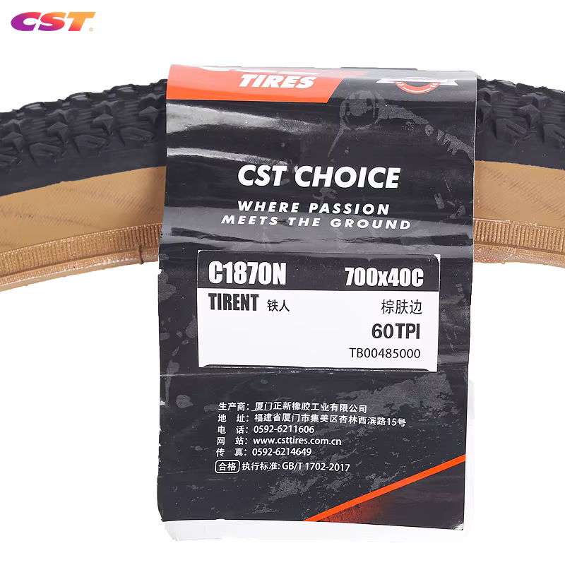 CST-Pneu de vélo de route 700C, 700 x 40C, C1870N, 40-622 60TPI, degré d'usure