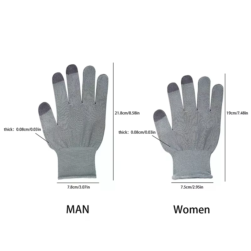 Gants imperméables antidérapants pour écran tactile