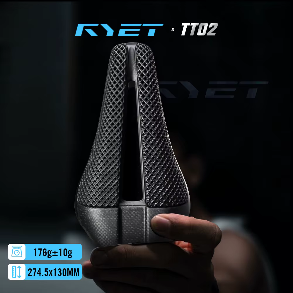 Selle de triathlon RYET TT02 imprimée en 3D
