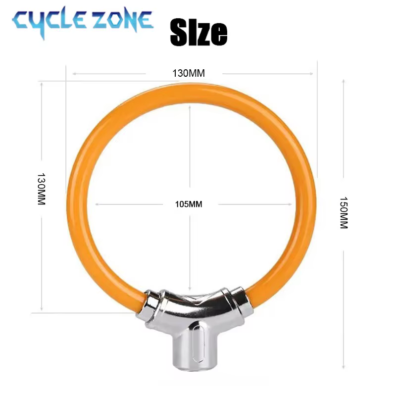 Antivol de vélo, cadenas pour vélo électrique avec 2 clés
