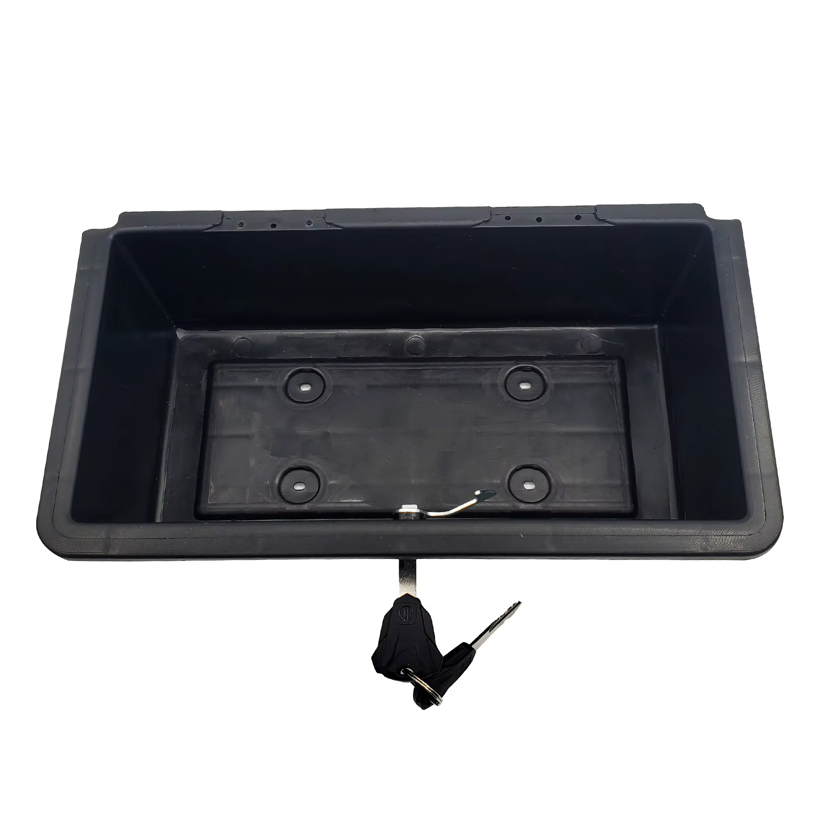 Boîte de rangement carrée pour siège arrière avec serrure pour scooter électrique Citycoco Harley