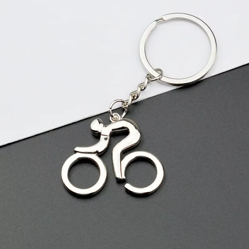 Porte-clés de vélo rétro Vintage en métal