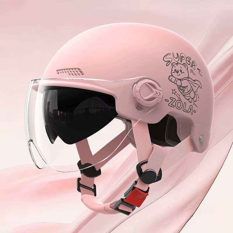 Demi-casque de moto électrique