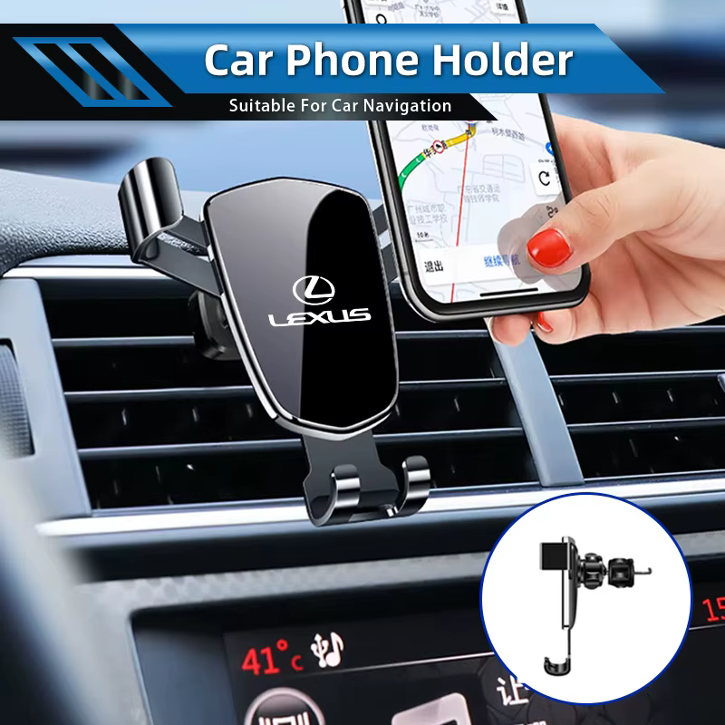 Support de téléphone par gravité pour voiture, support GPS, support mobile pour Lexus UX250h RX450h CT200h RX400h NX300h RX350 RX300