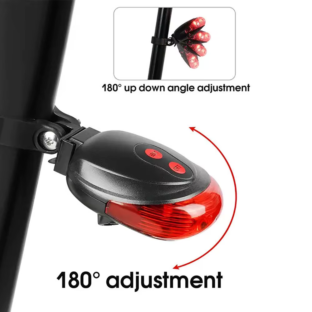 Feu arrière de vélo à 5 LED