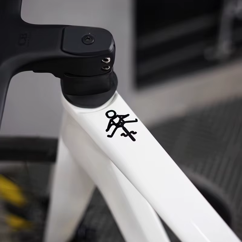1 autocollant de vélo amusant et mignon