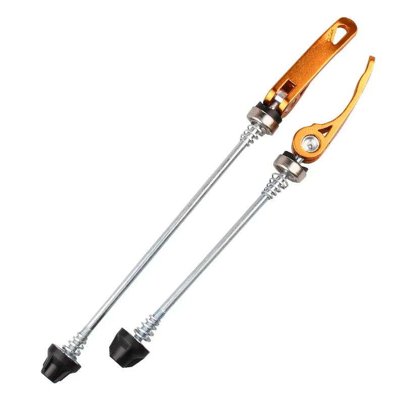 Nouveau brochettes de moyeu de roue de vélo avant arrière QR axe à dégagement rapide