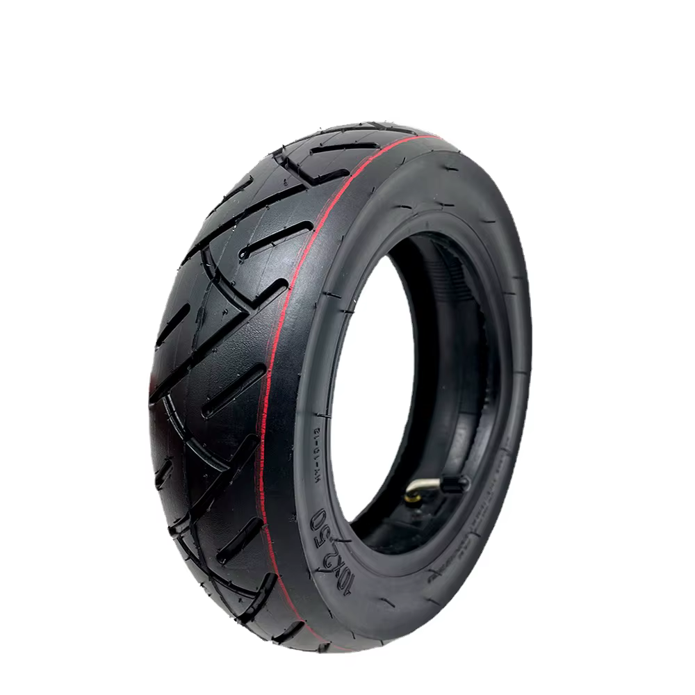 Chambre à air extérieure de pneu pneumatique de 10 pouces 10x2.50 pour pièces de rechange de roue avant et arrière de Scooter électrique