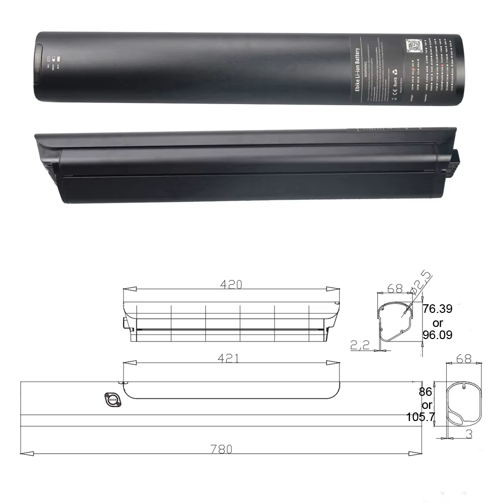 Batterie Macwheel Ranger 500 pour vélo électrique