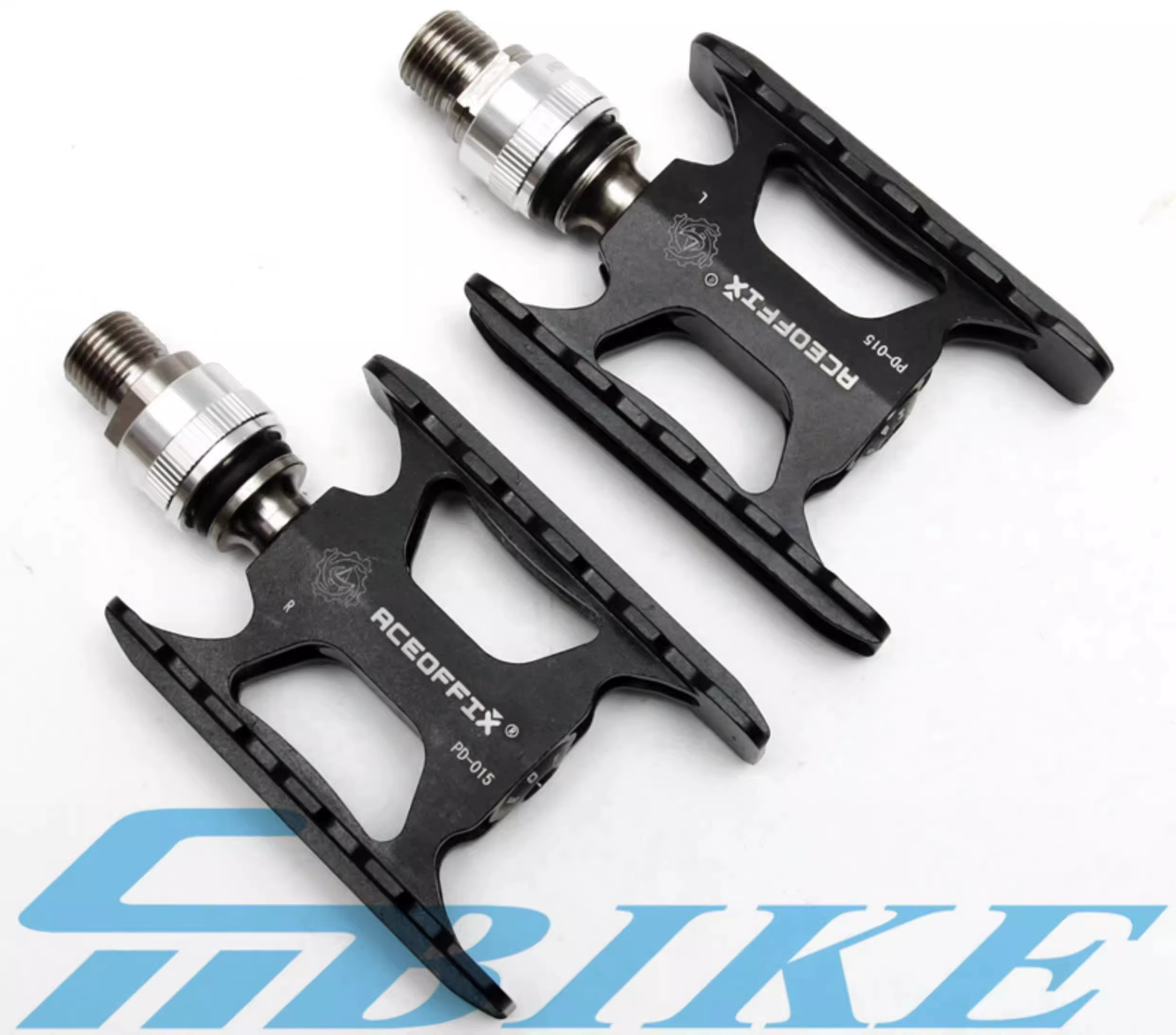 Pédale d'essieu de vélo pliante en titane