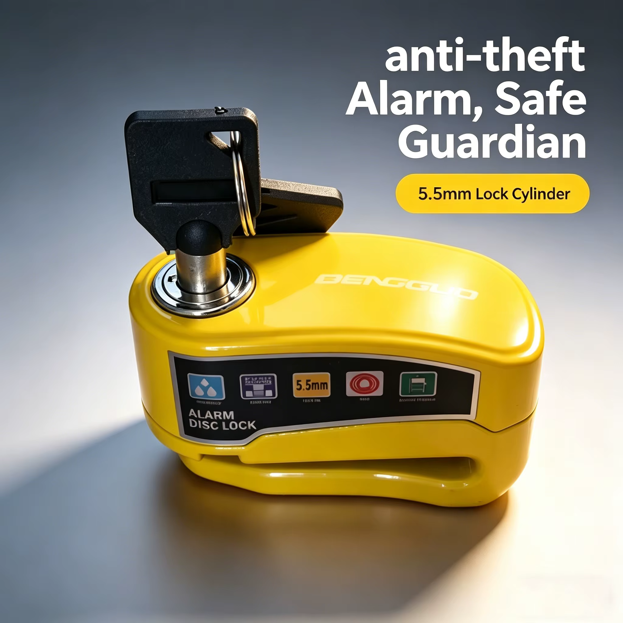 Antivol de disque de frein pour moto et vélo