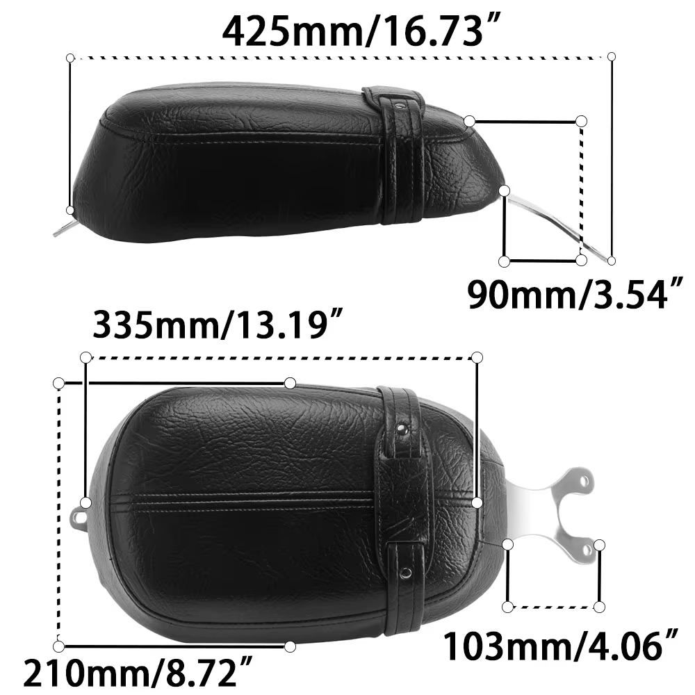 Coussin de siège passager arrière, accessoires de moto pour Indian Scout 2015-2024, Sixty 2016-2024