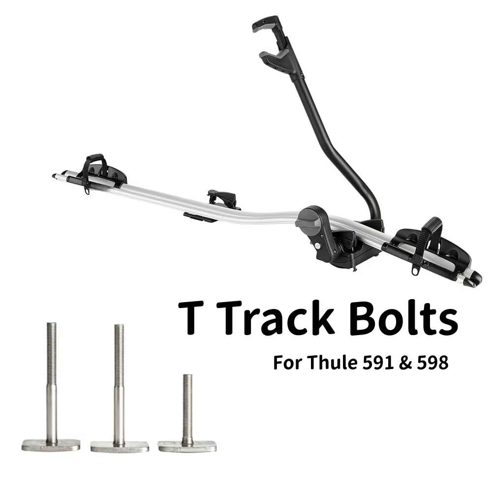 Kit complet de 3 boulons de fixation pour porte-vélos de toit Thule 591 598 Pro Ride Campervan, en acier inoxydable