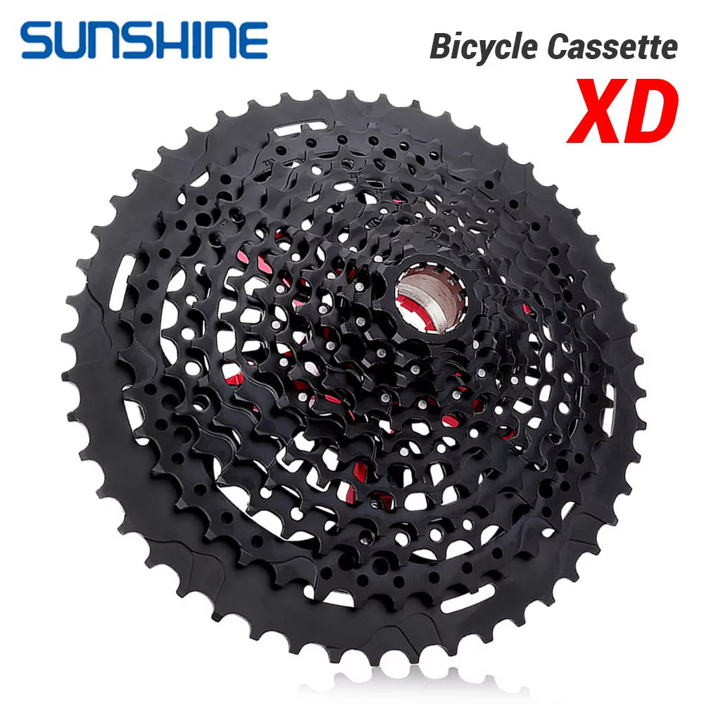 SUNSHINE XD Structure vélo Cassette 12 vitesses 9T-50T noir VTT roue libre 12V pour Sram XD