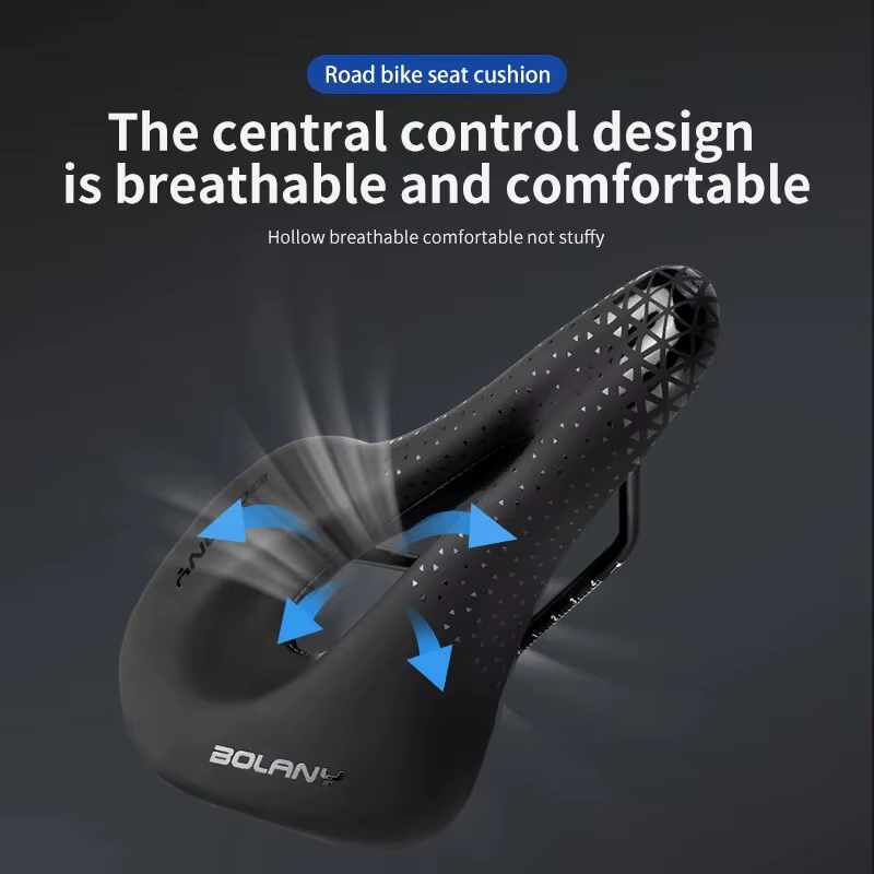 Selle de vélo en cuir PU ultralégère et respirante