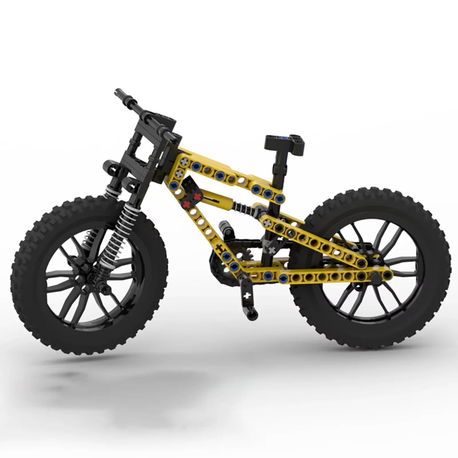 Blocs de vélo de montagne MOC avec bras amortisseur + chaîne