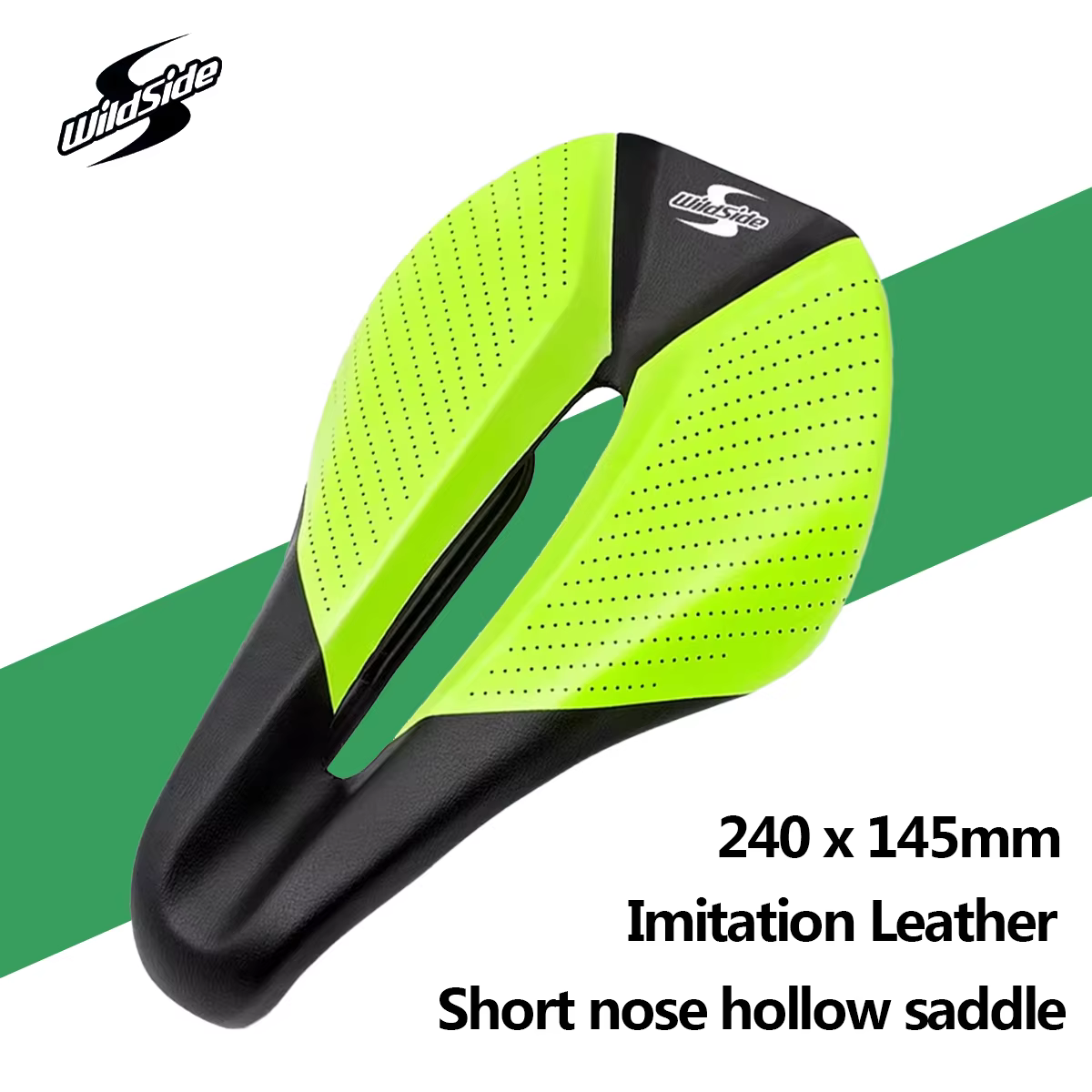 Wildside selle de course de vélo à nez court cyclisme sur route
