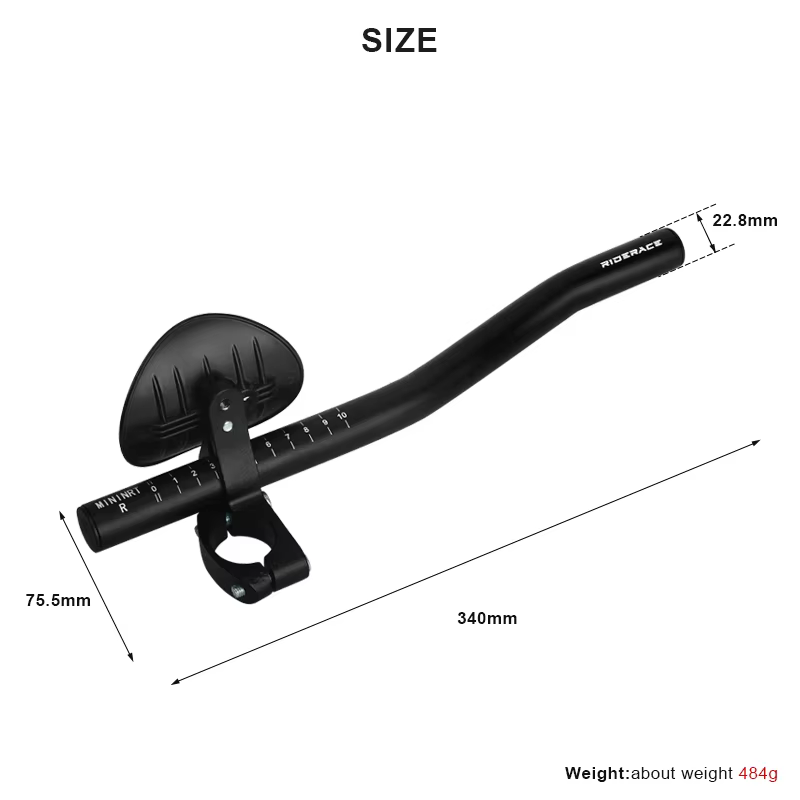 Repose-vélo TT Clip de guidon en alliage d'aluminium