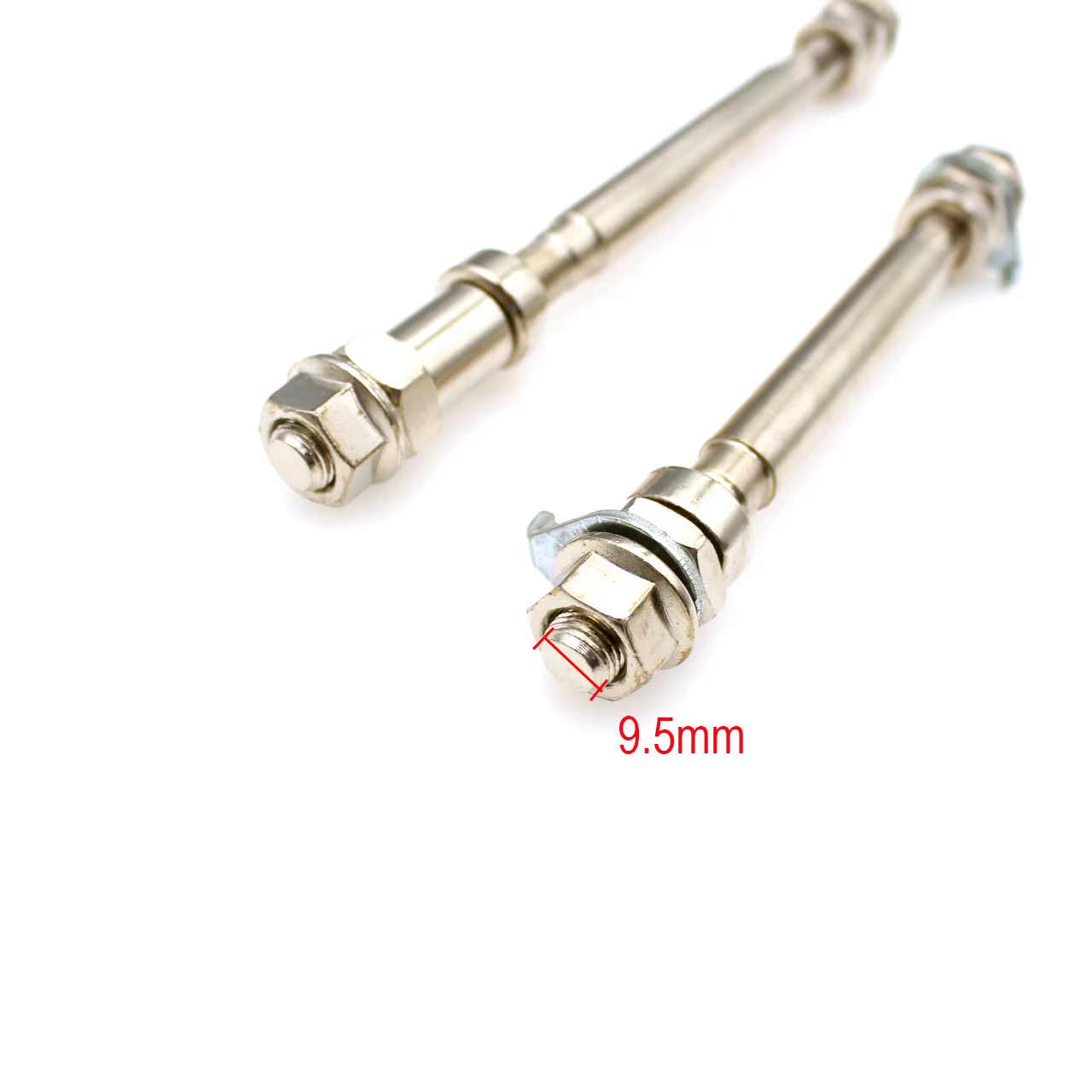 Essieu de moyeu de roue de vélo 14CM 18CM