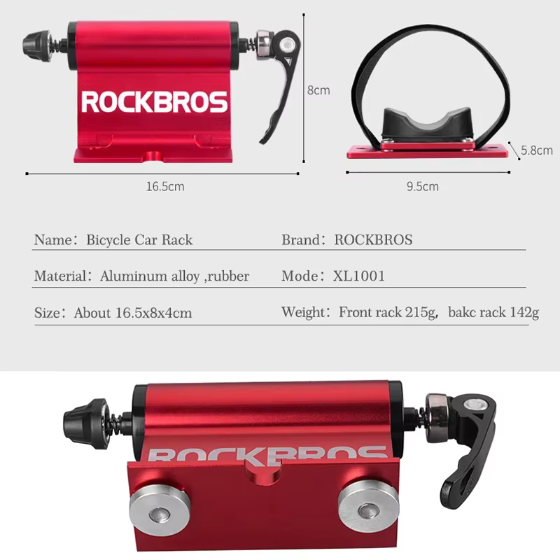 ROCKBROS vélo fourche montage aspiration toit voiture support