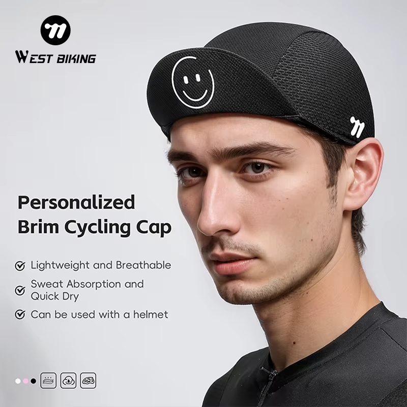 WEST BIKING-Casquette de cyclisme avec visière pour homme et femme