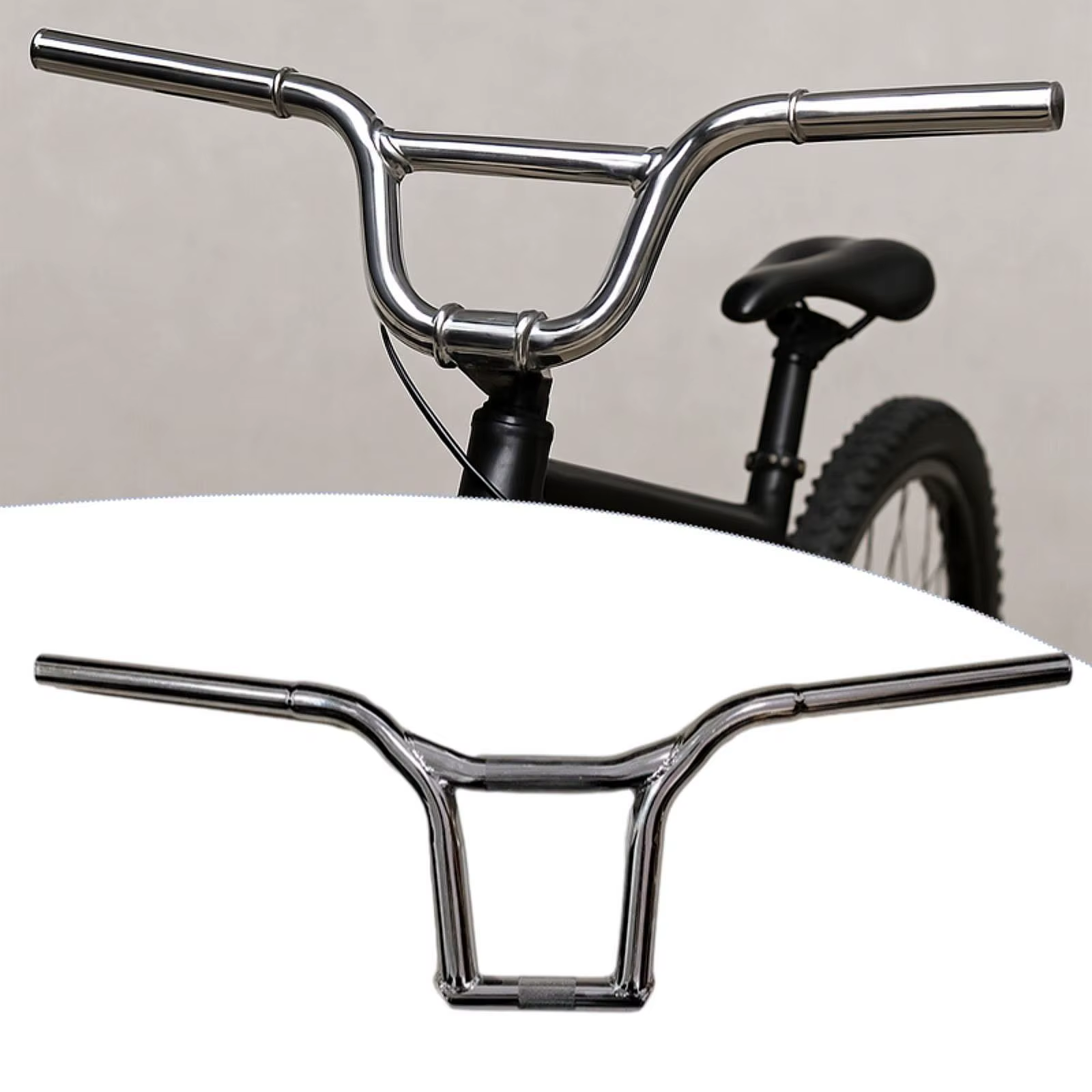 Guidon de vélo tout-terrain, poignée confortable, barre élégante, pièce de rechange pour la réparation et l'entretien des accessoires de cyclisme