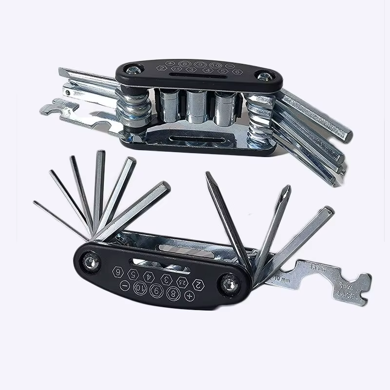 Clé à douille Portable 16 en 1 pour vélo de montagne