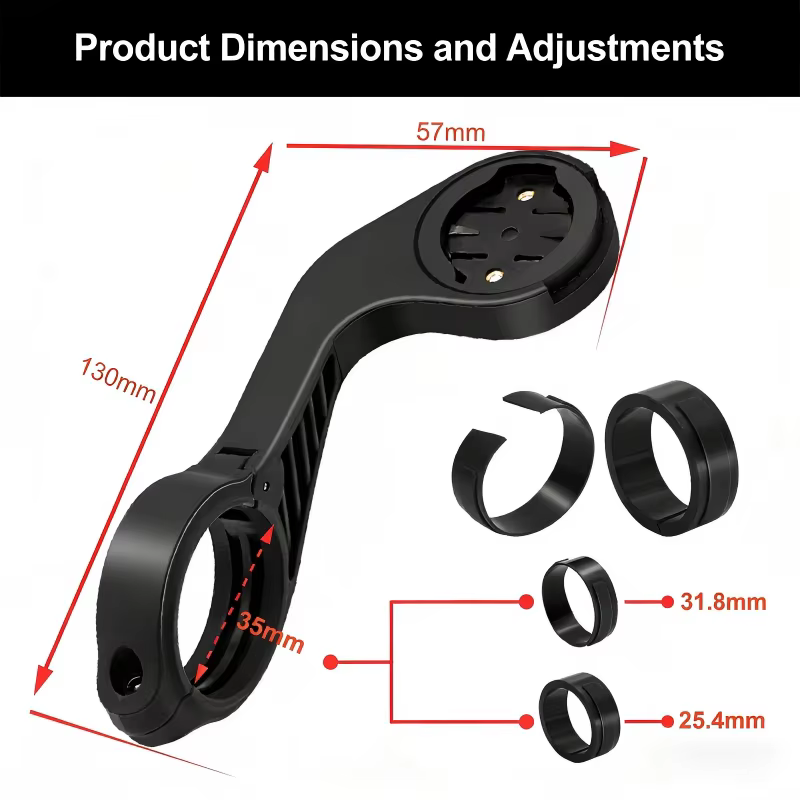 Support d'ordinateur de vélo Thinvik pour Garmin Edge 1040 1030 840 830 540 530 130