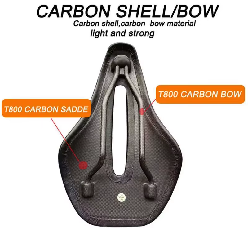 Selle de route vtt en Fiber de carbone 128g