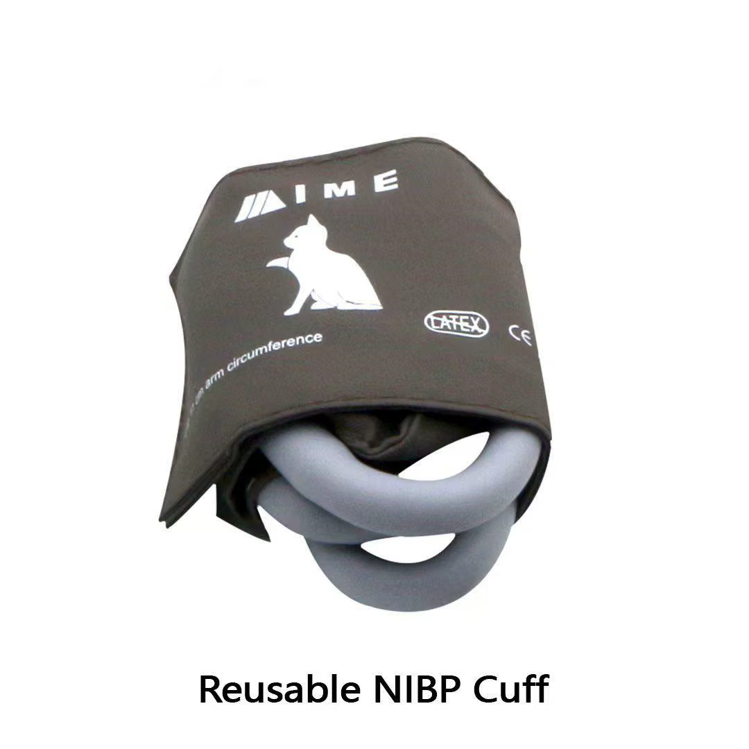 Les accessoires pour moniteurs vétérinaires Am6100 peuvent manipuler les signes vitaux des animaux : PR, HR, NIBP (pression artérielle) Spo2、 Respiration TEM
