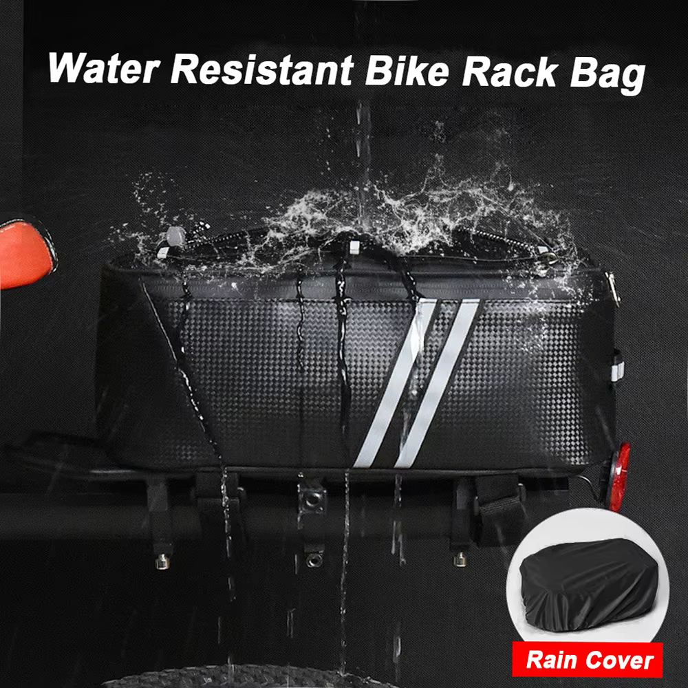 Sac de coffre de vélo avec housse de pluie étanche
