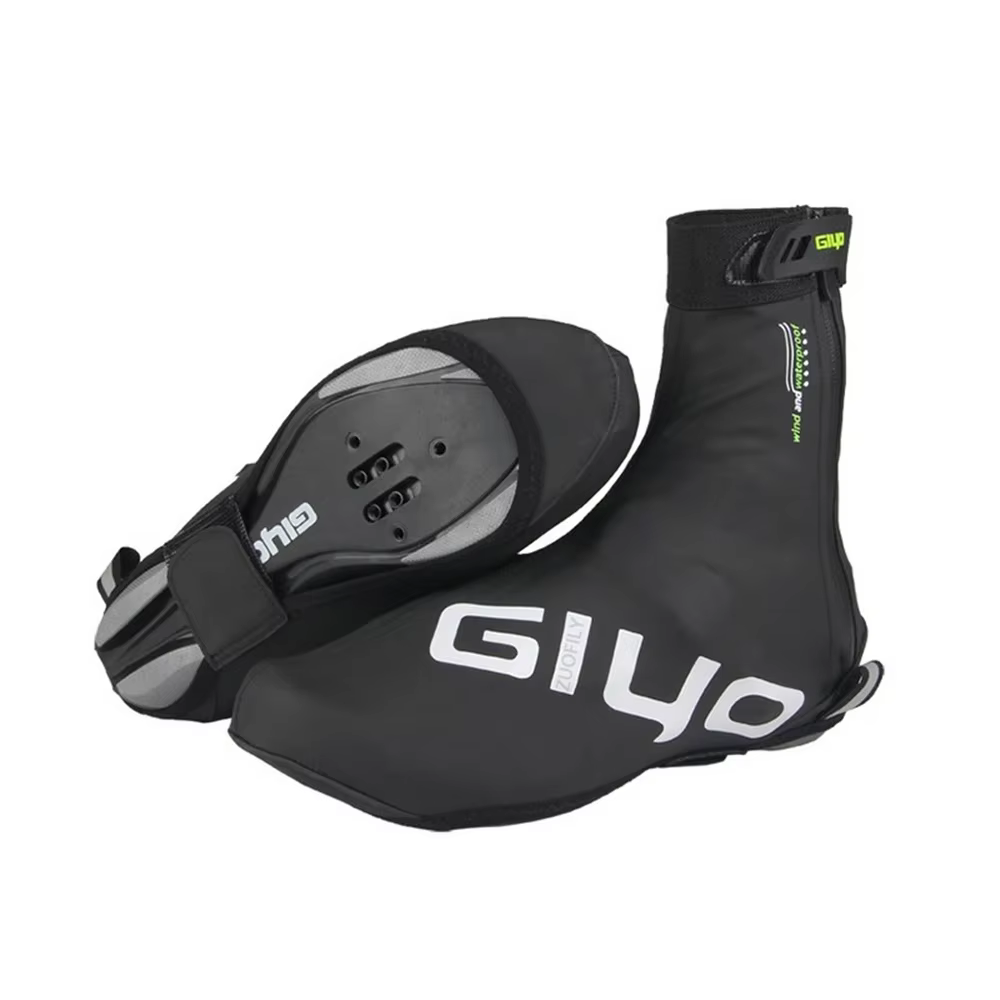 1 paire couvre-chaussures de cyclisme imperméable à l'eau à la pluie chaud homme femme
