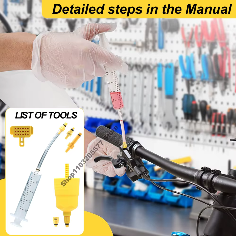 Kit d'outils de réparation de frein de vélo de route VTT