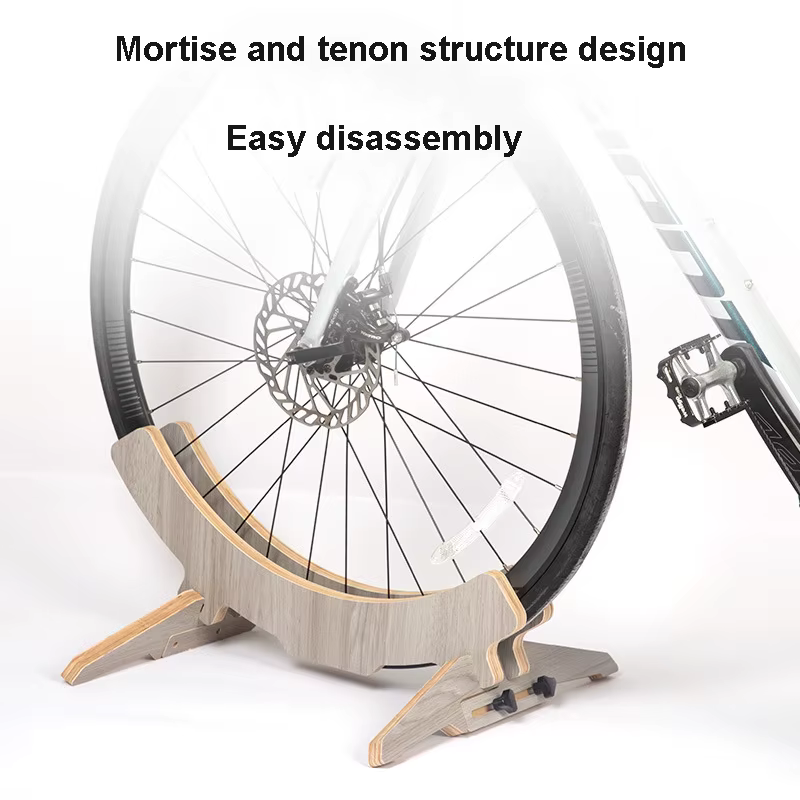 Affichage de vélo en bois massif T1