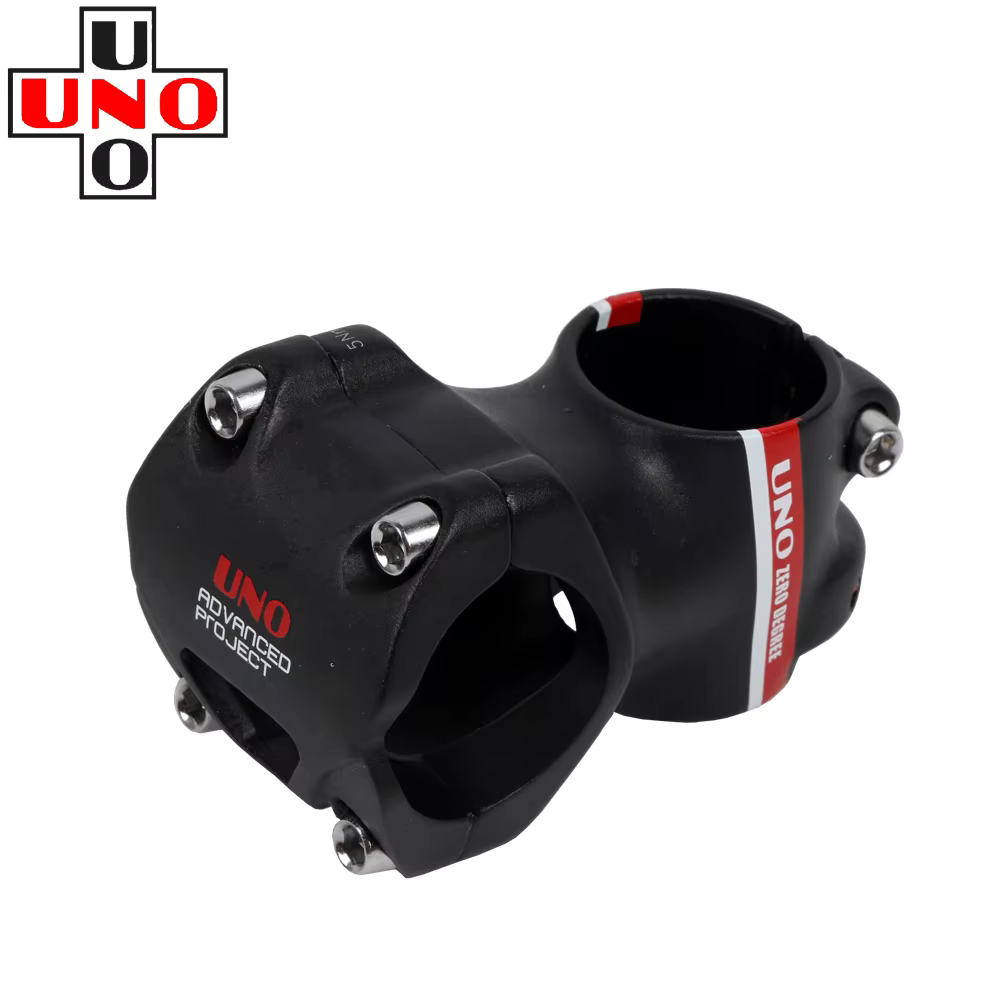 UNO 0 degrés route montagne DH vélo guidon tige en alliage d'aluminium ultraléger 31.8mm * 35/45mm