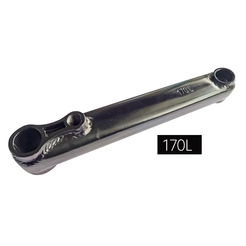 Pédalier de vélo BMX en acier chromé noir CRMO 48T * 19MM * 170MM 9/16 mi BB/Euro BB/espagnol BB/BB américain