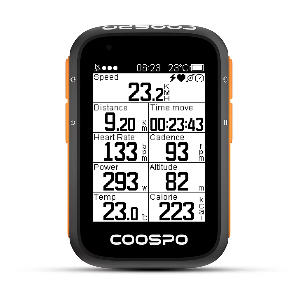 COOSPO BC200 Ordinateur de vélo sans fil GPS Compteur de vitesse