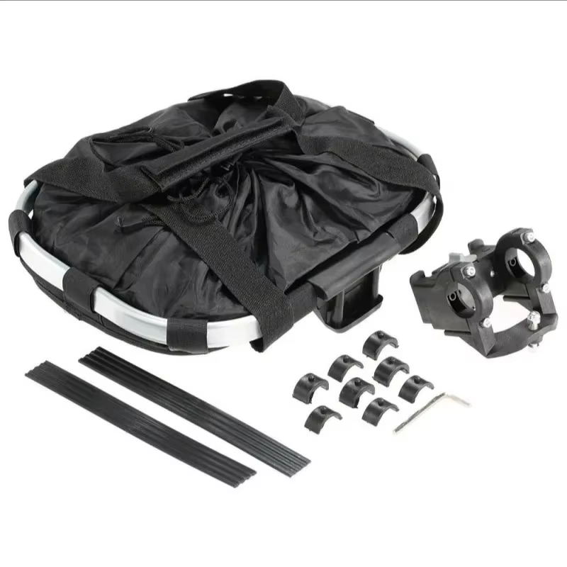 Panier avant de vélo 2-en-1 détachable pour petit animal de compagnie