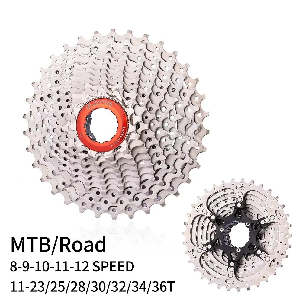 Cassette de vélo de route vtt ultralégère à 8 vitesses 11-23/25/28/30/32/34/36T