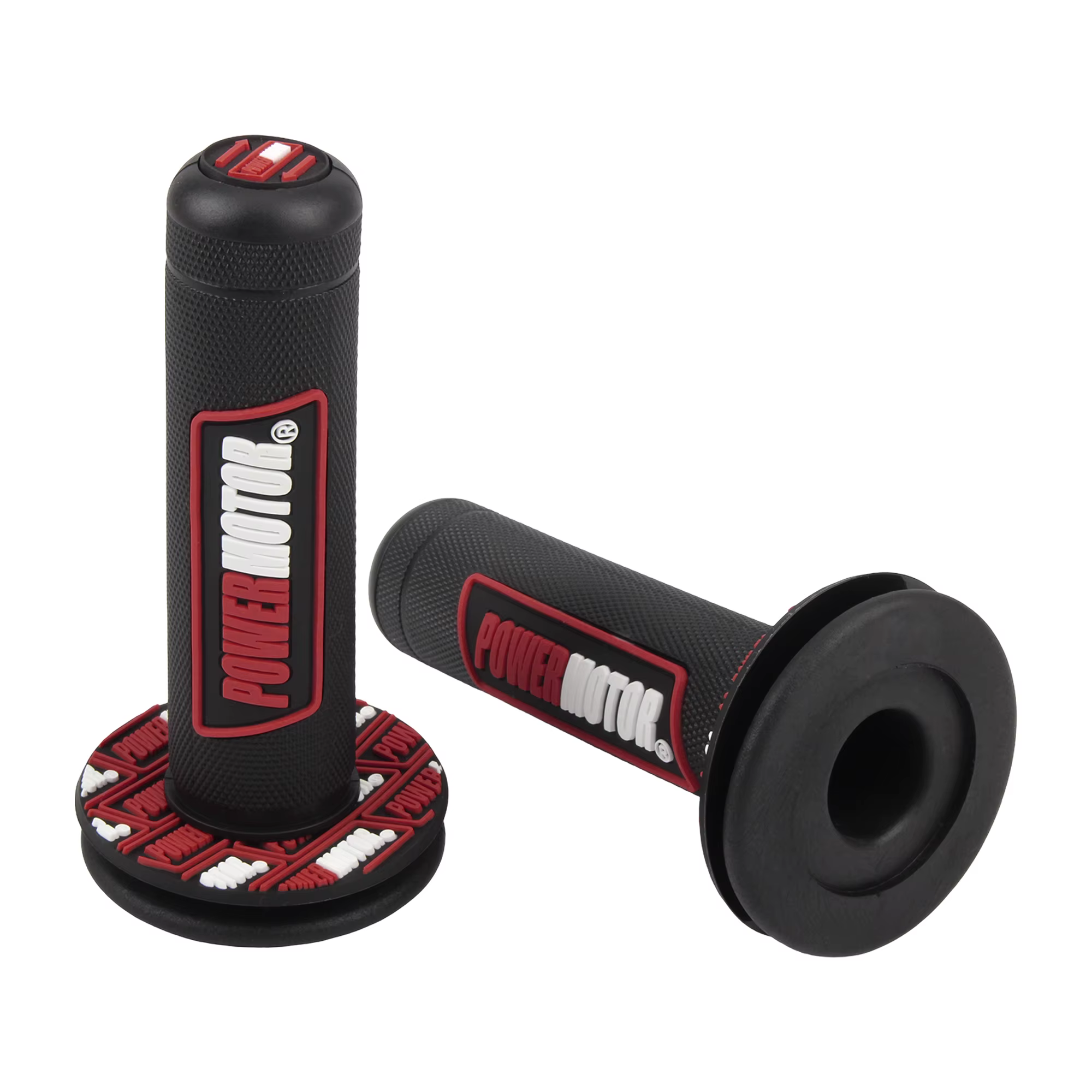 PowerMotor poignées de moto Gel anti-dérapant résistant à l'usure poignée absorbant les chocs en caoutchouc ATV Scooters poignée de Motocross accessoires