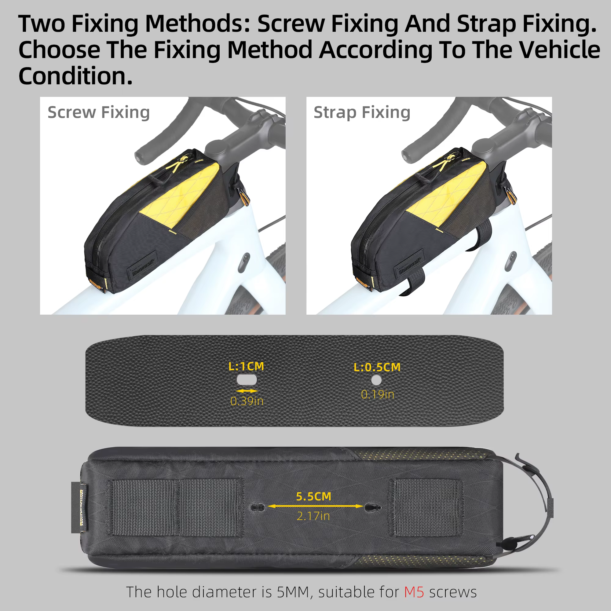 Bal inowalk-Sac de tube supérieur de vélo