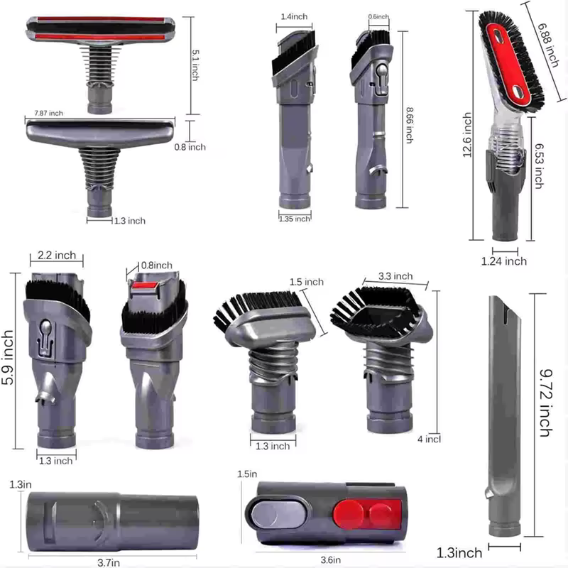 Kit de pièces de rechange pour aspirateur Dyson, brosse, buse, sol, V6, V7, V8, DC33, DC34, DC35, DC59, DC62, accessoires