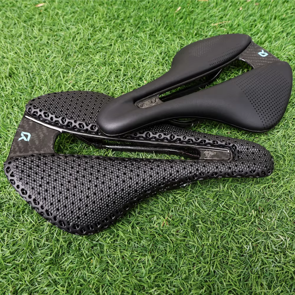 Selle de vélo entièrement en carbone imprimée en 3D