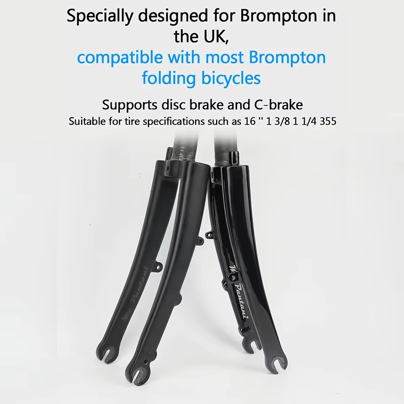 RIRO carbone 16 fourche de vélo pour Brompton